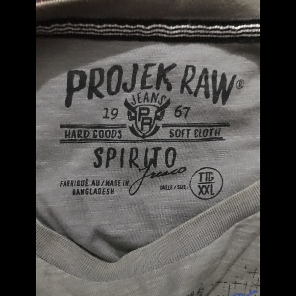 Projek Raw Long sleeve T shirt in  Used Condition - Picture 7 of 7